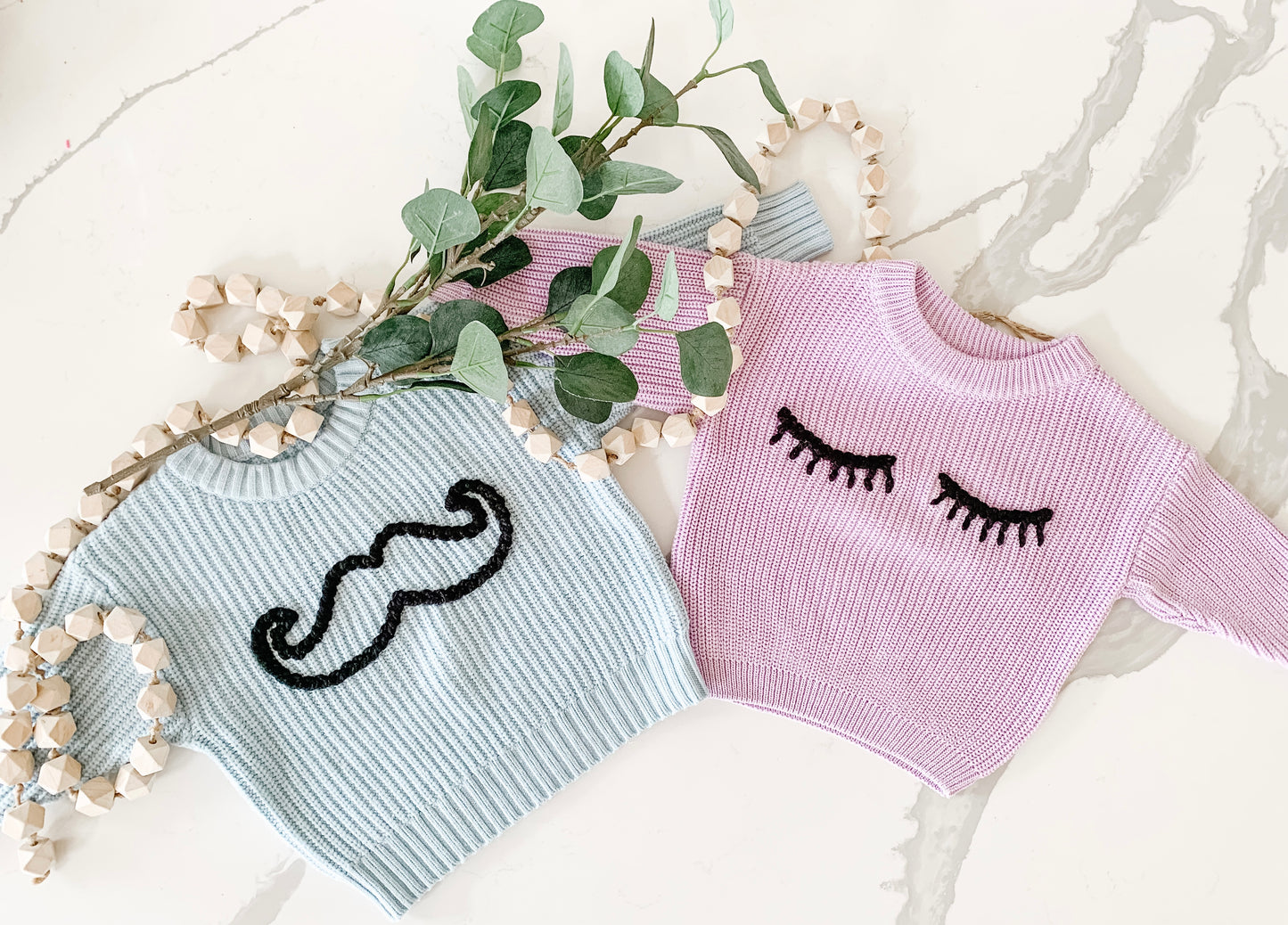 Mustache On Sky Blue