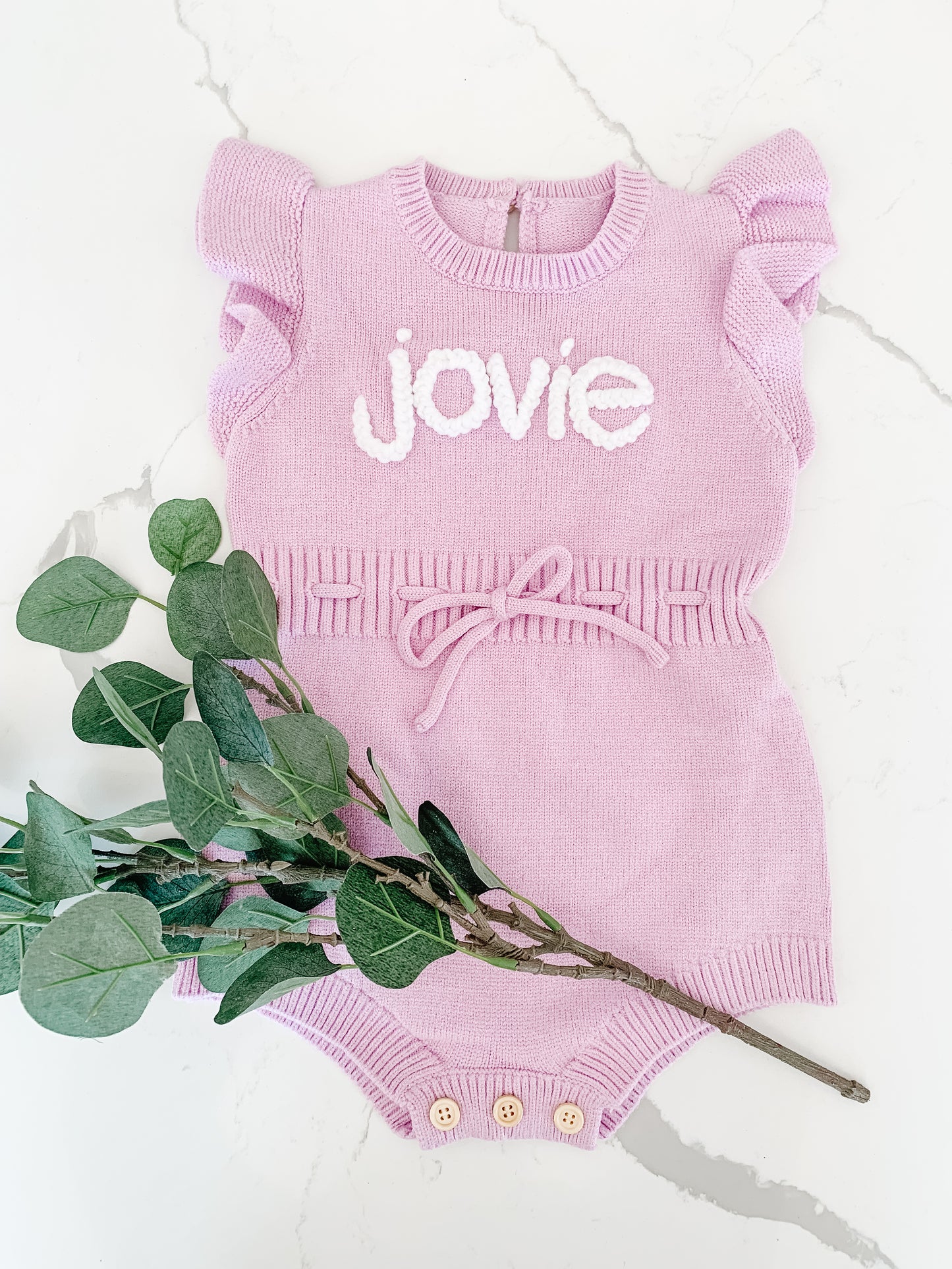 Short Sleeve Ruffle Romper