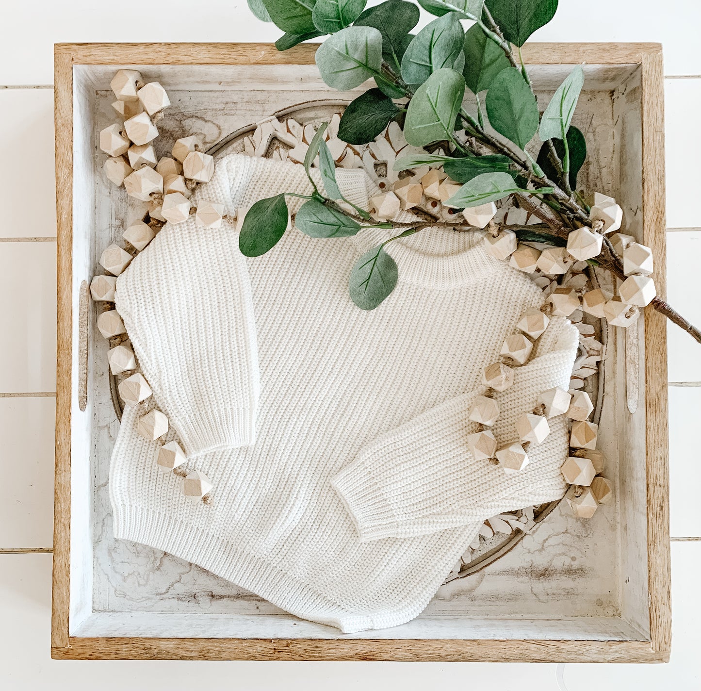 Custom Knit Sweater in Icing on the Cake