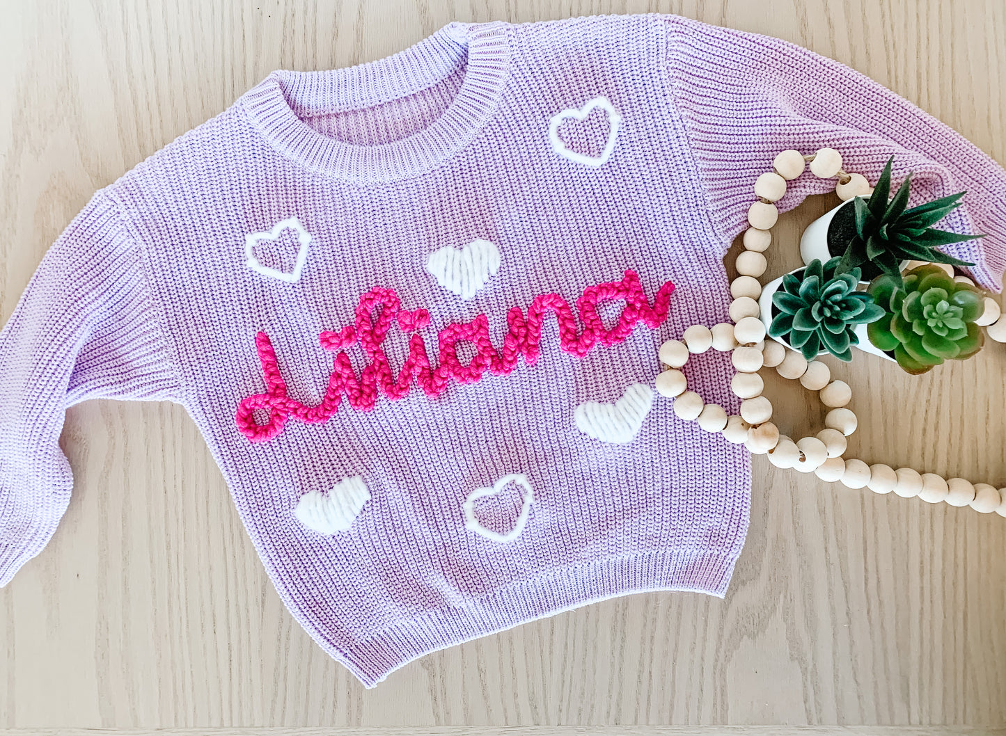 Custom Knit Sweater in Laven-Dorable