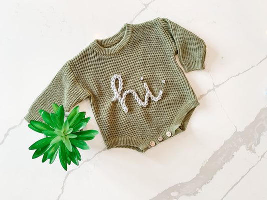 Hi There! Newborn Romper