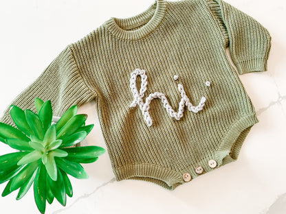 Hi There! Newborn Romper