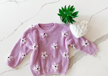 Custom Knit Sweater in Laven-Dorable